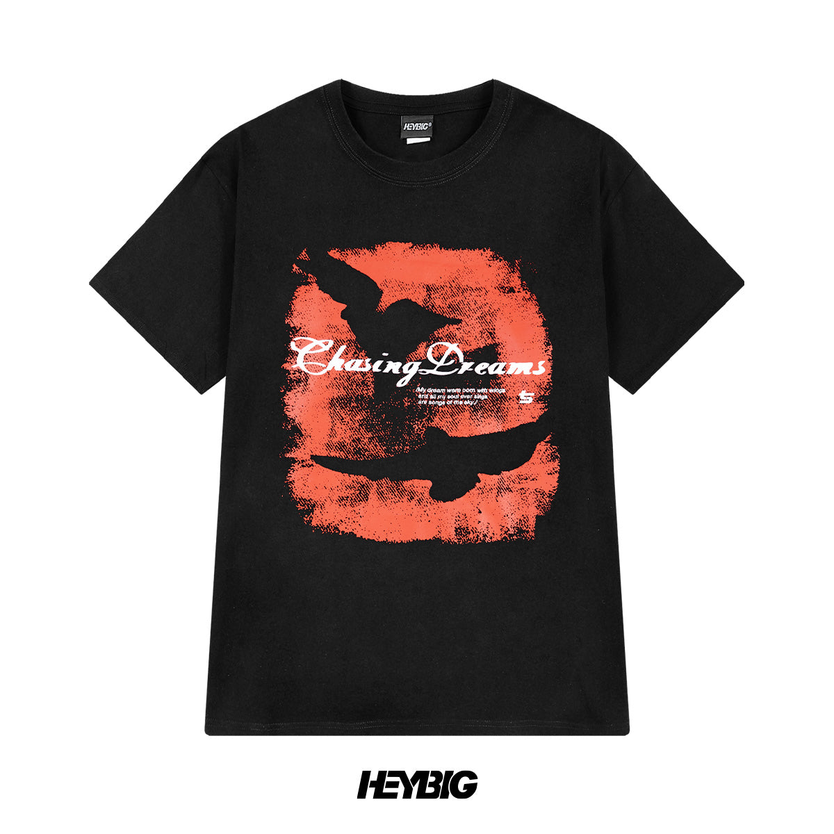 heybig T-shirt Tee Black