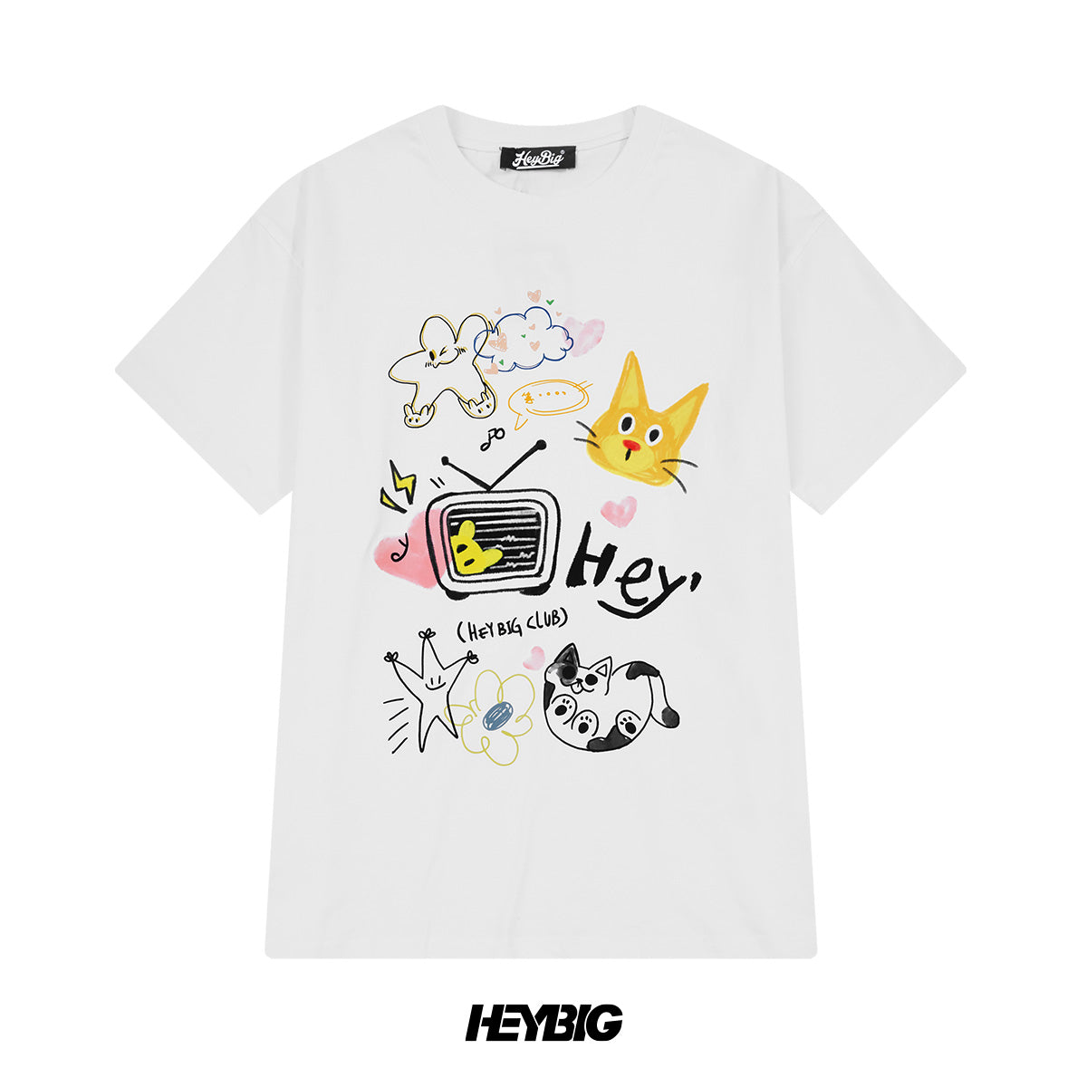 heybig T-Shirt Tee  White