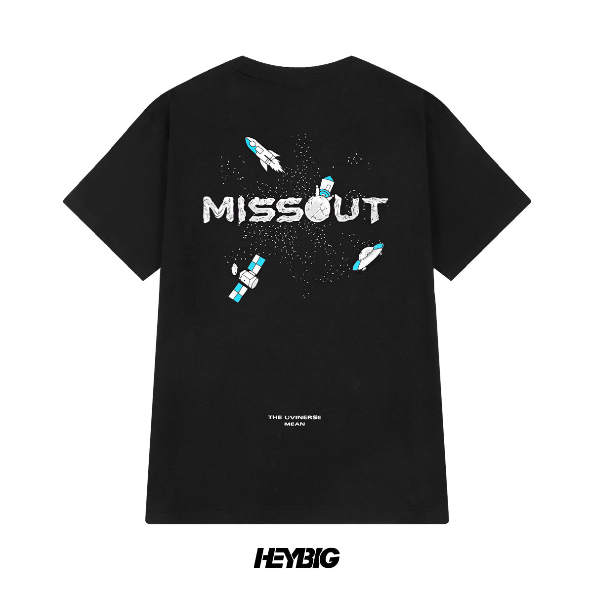 heybig T-shirt Tee Black