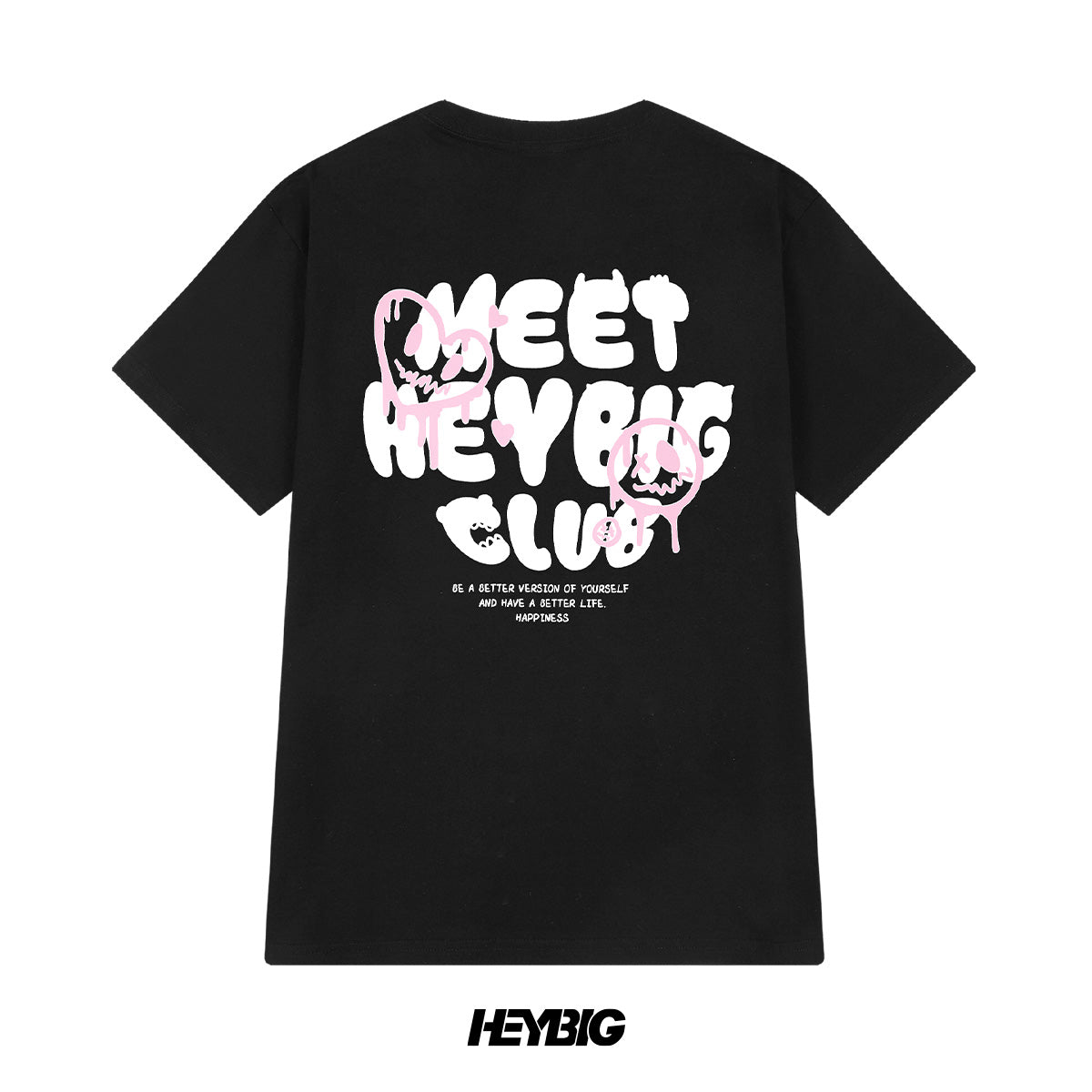 heybig T-Shirt Tee Black