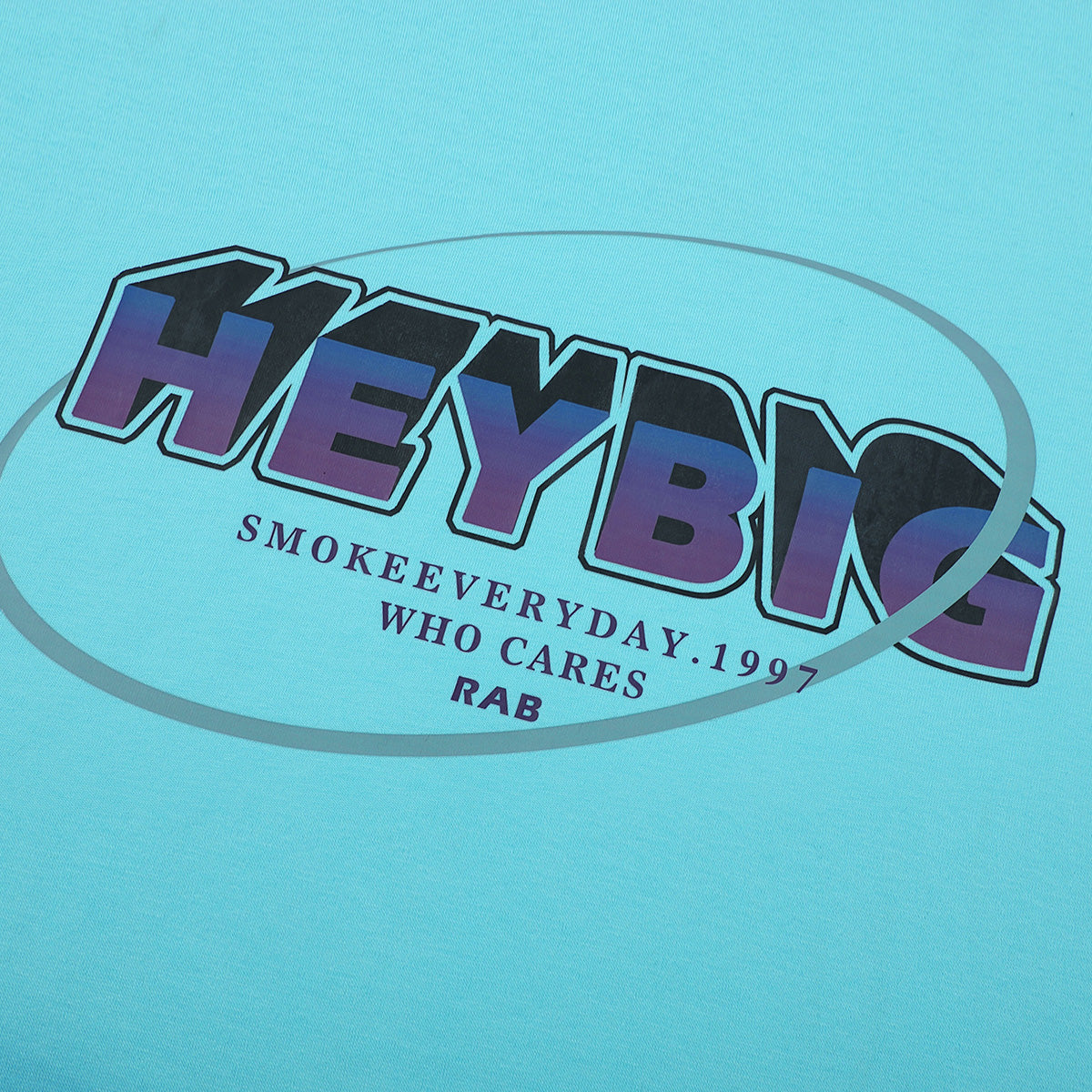 heybig T-shirt Tee Gradient blue